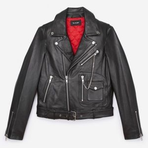 The Kooples Leather Biker Jacket
